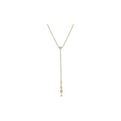 Gretha Y-necklace, gold plated, Pure by Nat