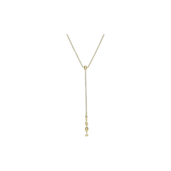 Gretha Y-necklace, gold plated Gretha Y-necklace, gold plated, Pure by Nat