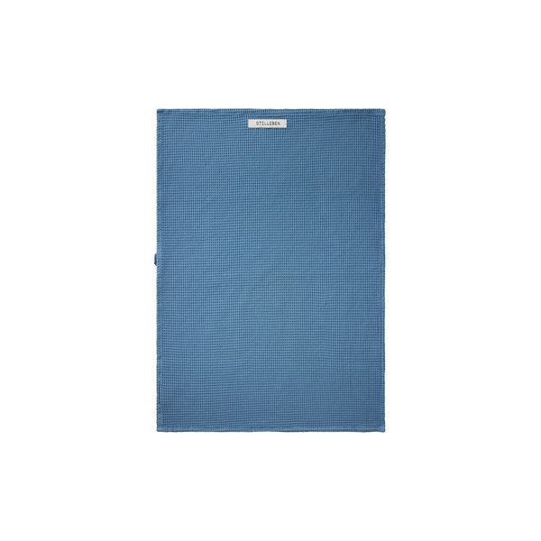 Tea towel waffle, denim blue, Stilleben