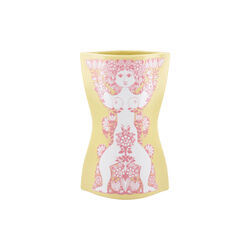 Nina Vase, yellow/pink, Bj&oslash;rn Wiinblad
