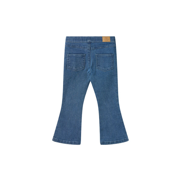 Jeggings w. Flare, light blue indigo washed, Copenhagen Colors Organics