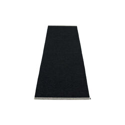 Mono Plastic Rug, black, Pappelina