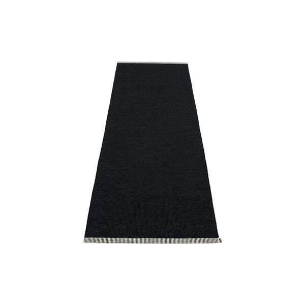 Mono Plastic Rug, black, Pappelina