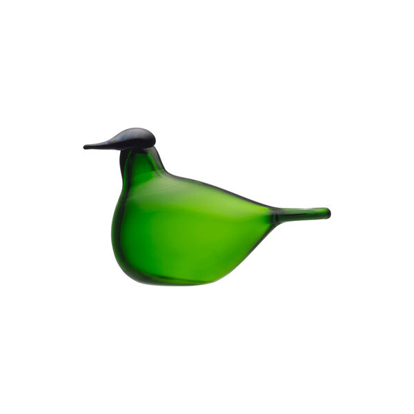 BBT Chiffchaff glass bird, green, Iittala