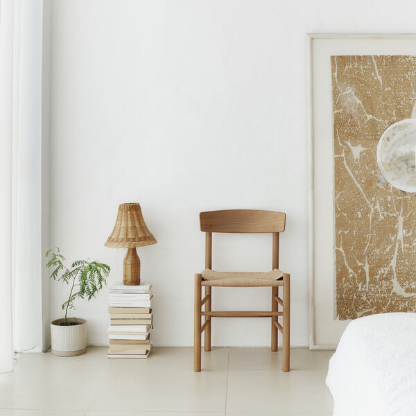 J39 Mogensen Chair, vintage lacquered/natural, Fredericia Furniture