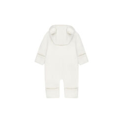 Pram Suit Ears Wool Fleece, tofu, HUTTEliHUT
