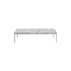 PK63A&trade; Coffee Table, grey-white rolled, Fritz Hansen