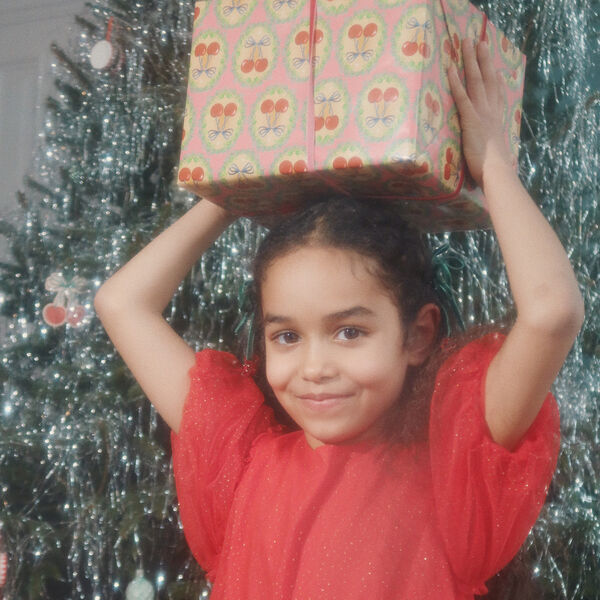 Wrapping Paper, cherry bow/kaluka, Konges Sl&oslash;jd
