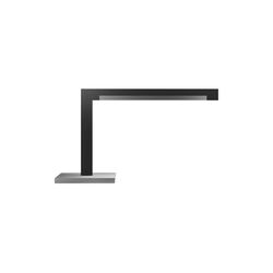 INLAY T2 LINEAR Table Lamp, matt black/satin silver, LIGHT-POINT
