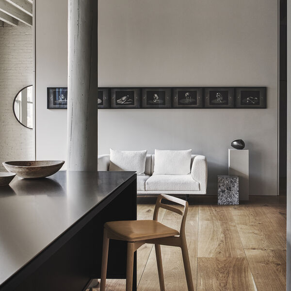 VIPP484 Cabin Counter Stool, light oak/sand, Vipp