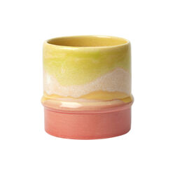 Poppery Mug, yellow/apple green/pink, K&auml;hler