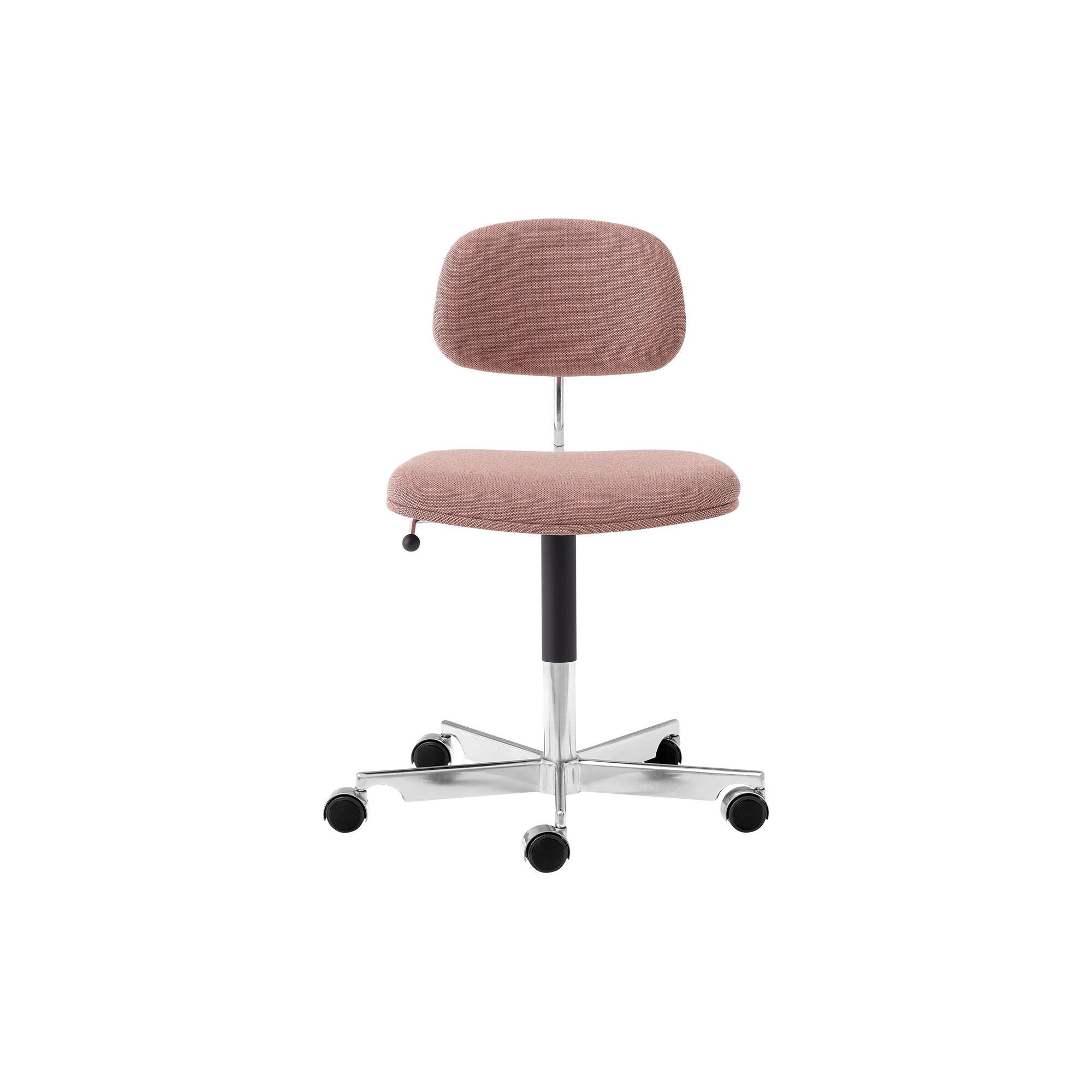 KEVI 2534 Front Upholstered Swivel Chair rose