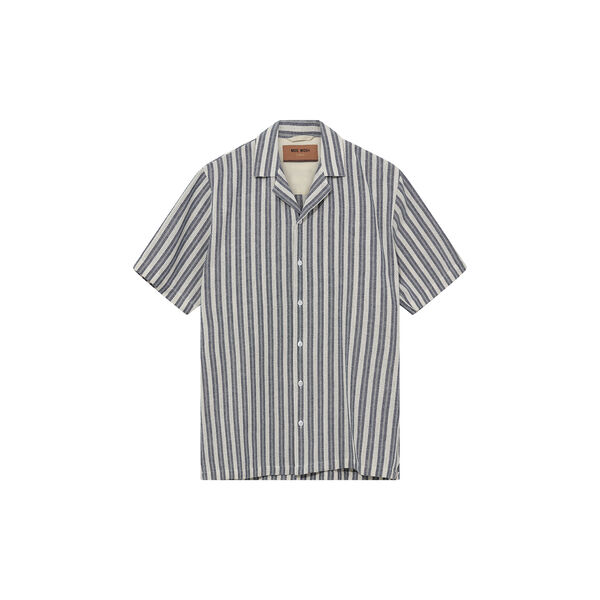 MMGJoe Basso Stripe SS Shirt, salute navy, MOS MOSH Gallery