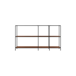 Original&nbsp;Shelf&nbsp;Low, walnut, Abstracta&reg; System