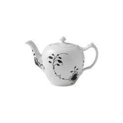 Black Fluted Mega Teapot 100 cl, Royal Copenhagen