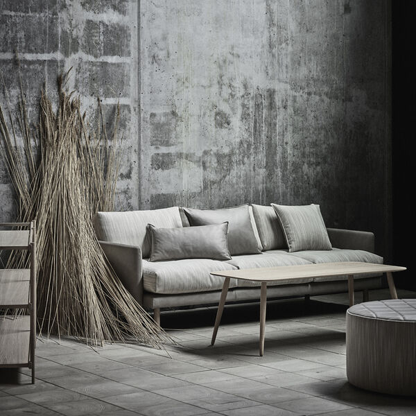 PLAYrectangular Coffee Table, soap treated oak, Bruunmunch Furniture