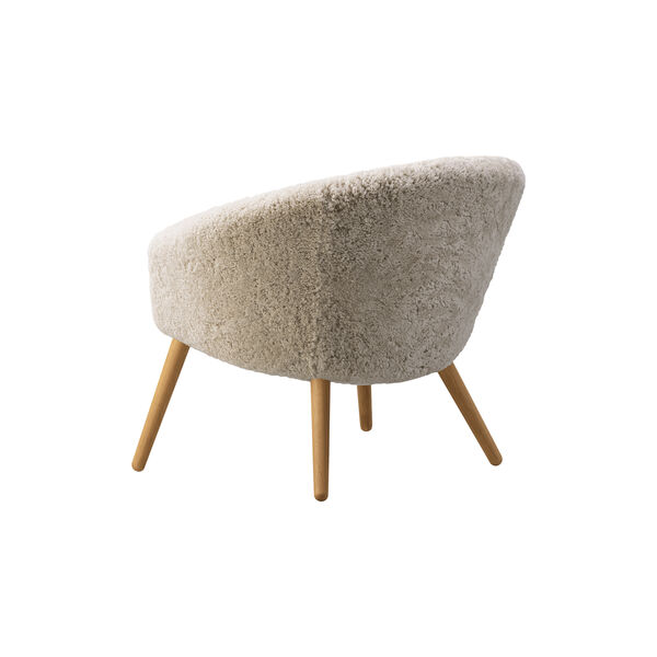 Ditzel Lounge Chair, Moonlight/oiled oak Ditzel Lounge Chair, Moonlight/oiled oak, Fredericia Furniture