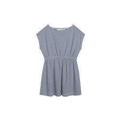 Beach Dress Stripe, navy/offwhite, Serendipity
