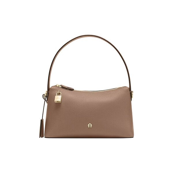 Delia Hobo Bag S, oat beige, Aigner