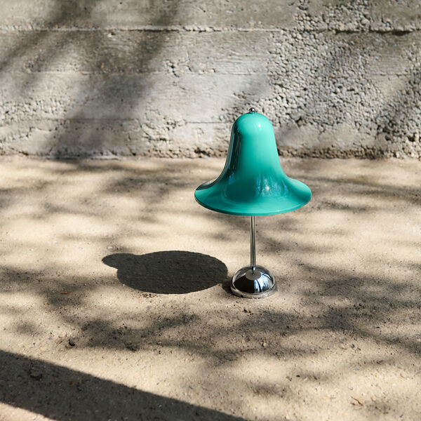 Pantop Portable Table Lamp, light teal, Verpan