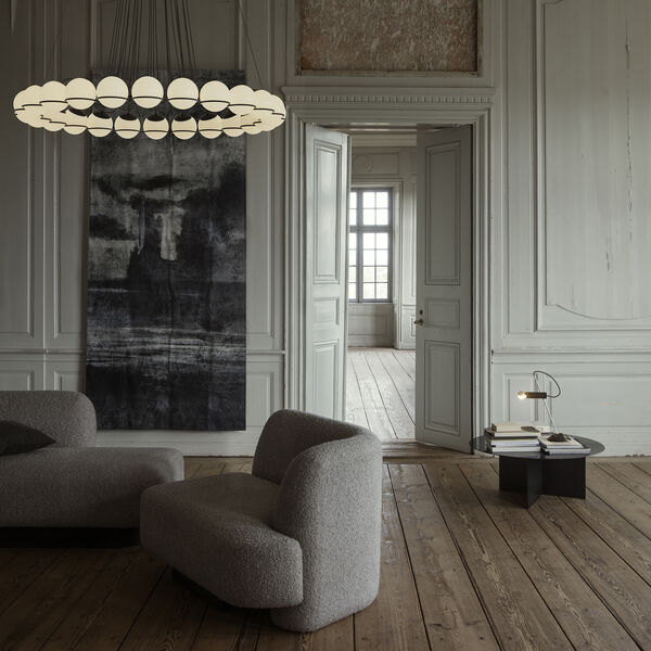 Model 566 Table Lamp, black, Astep