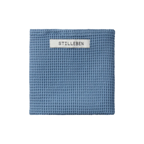 Tea towel waffle, denim blue, Stilleben