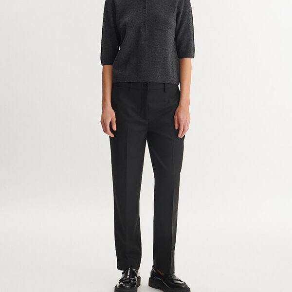 Radi Slim Pants, black Radi Slim Pants, black, Basic Apparel