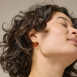Amore Hoops, red, ENAMEL Copenhagen