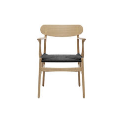 CH26 Dining Chair, oiled oak/black, Carl Hansen & S&oslash;n