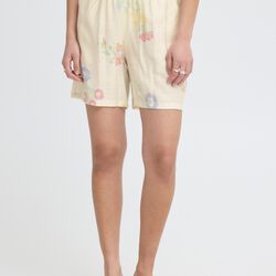 IHGINNI Shorts, cross stitch flowers, ICHI