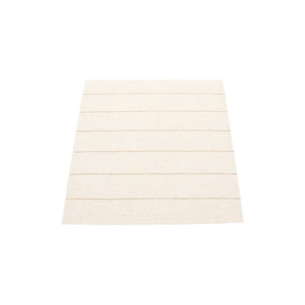 Carl Plastic Rug, vanilla/white Carl Plastic Rug, vanilla/white, Pappelina