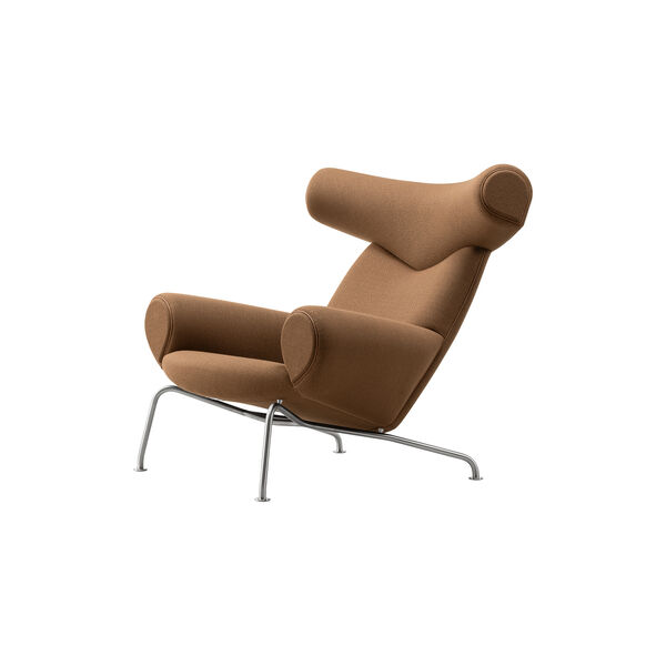 Wegner Ox Chair | Nutshell | Lounge Chair + Ottoman, Fredericia Furniture