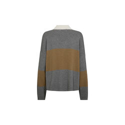MMWylie Tani Bold Stripe Knit, true camel, MOS MOSH
