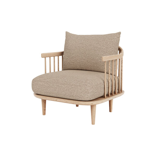 Fly SC10 Lounge Chair, Karakorum 003/oiled oak Fly SC10 Lounge Chair, Karakorum 003/oiled oak, &Tradition