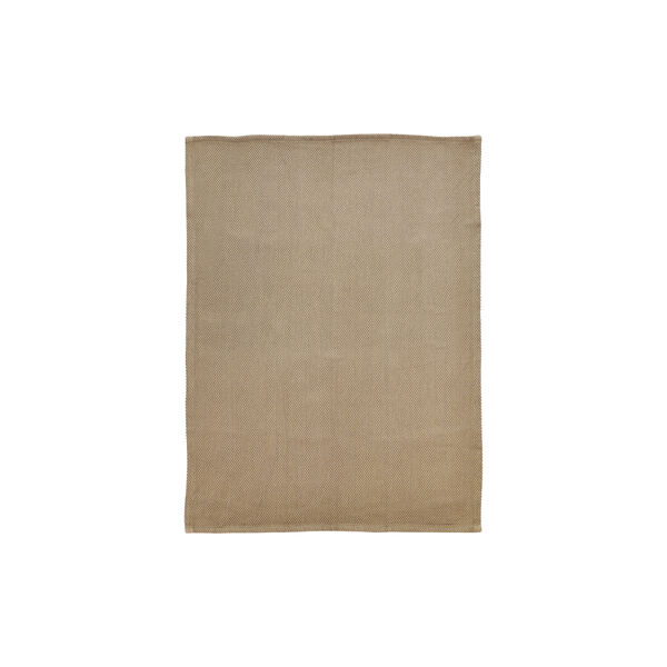 Diamond Tea Towel, fungi brown, Bastian