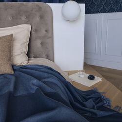 Secret Throw, 02205 ocean/ink, Silkeborg Uldspinderi