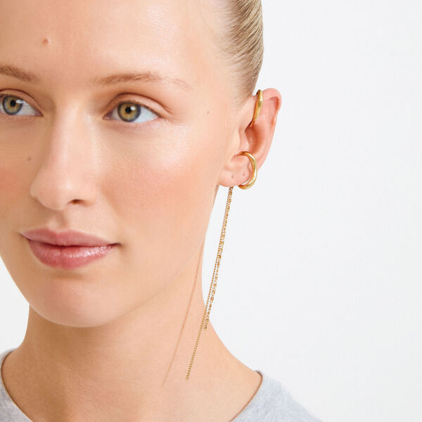 EVON Earrings 2-in-one set, gold plated, Pilgrim