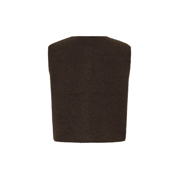 IHPANORA Waistcoat, coffee bean melange, ICHI
