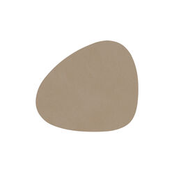 Nupo glass mat Curve, clay brown, LIND DNA
