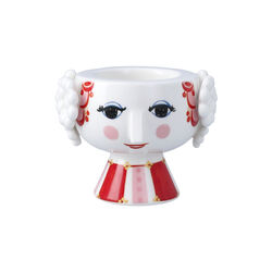Eva Candle holder, red, Bj&oslash;rn Wiinblad