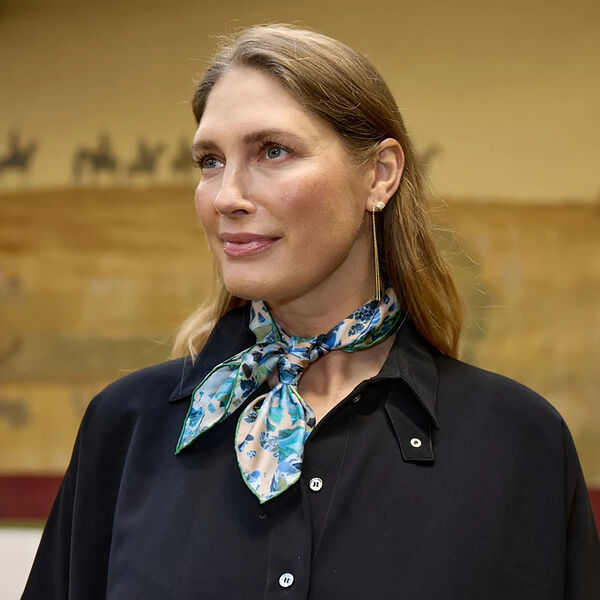 ARTSY scarf, green, Bella Ballou