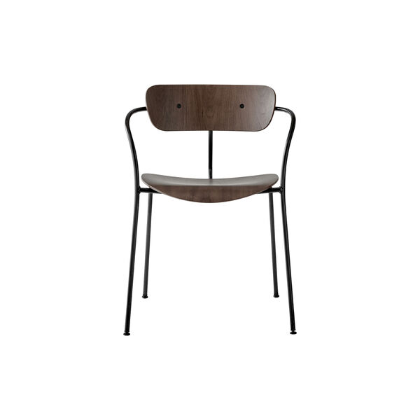 Pavilion AV2 Chair, walnut/black, &Tradition