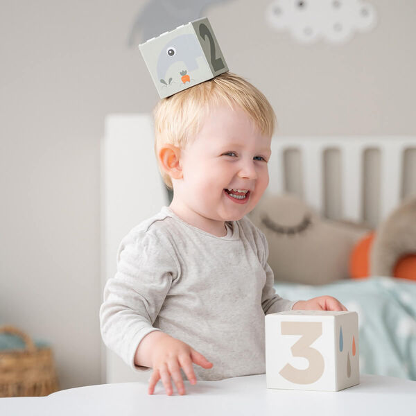 Deer Friends Stacking Cubes 5 pcs., colour mix, Done by Deer