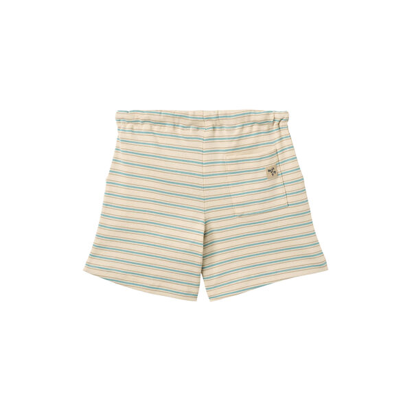 Jersey Shorts Kalle, spring lake stripe, Wheat