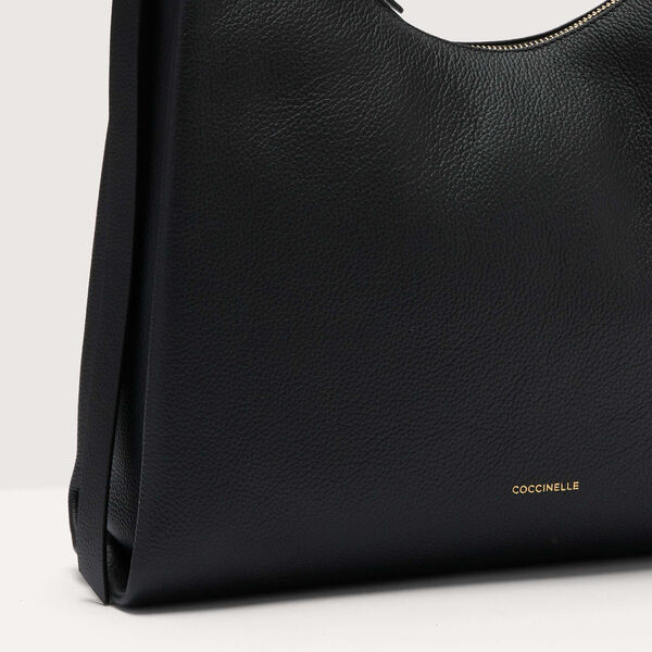 Boheme Grana Double Handbag, noir/cuir Boheme Grana Double Handbag, noir/cuir, Coccinelle