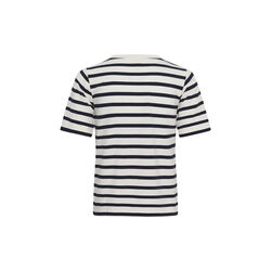RataniPW T-shirt s/s, navy and white stripe, Part Two