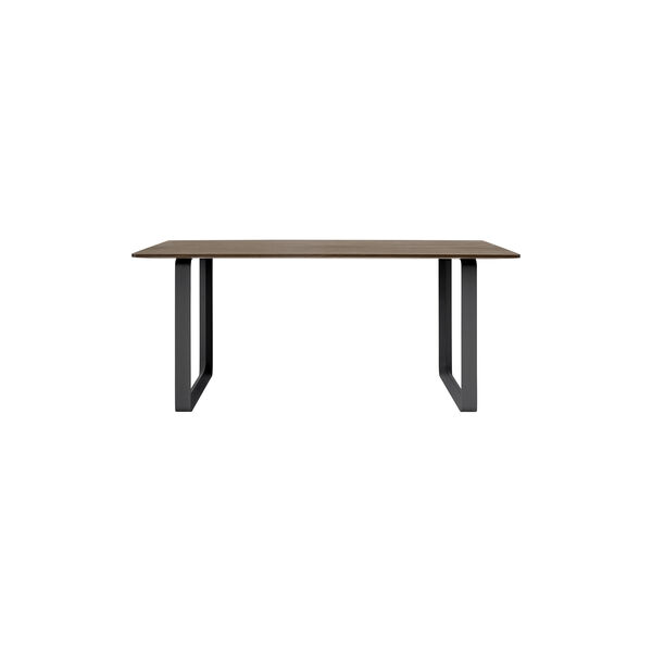70/70 Table, solid smoked oak/black, Muuto