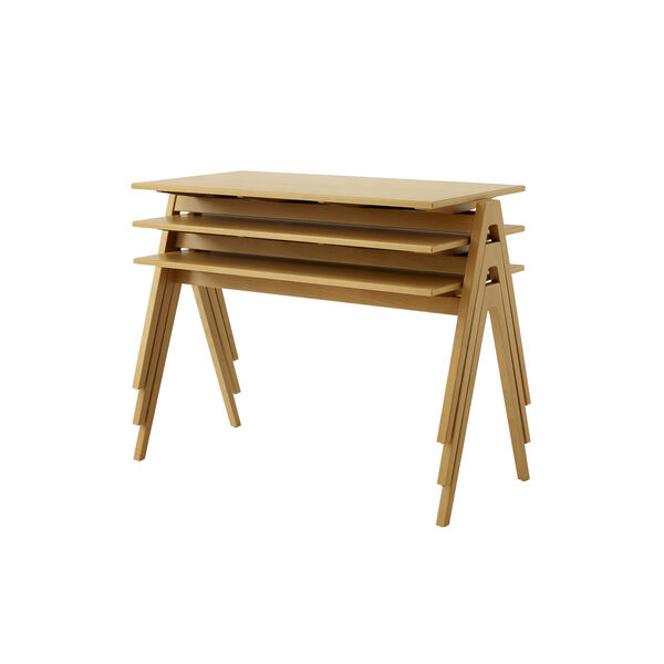 Daystak RD2 Table, honey stained beech, &Tradition