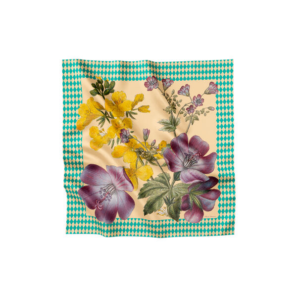 Harlequin Flower scarf, Flora Danica Denmark
