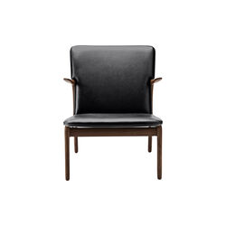 OW124 Beak Chair, oiled walnut/black, Carl Hansen & S&oslash;n